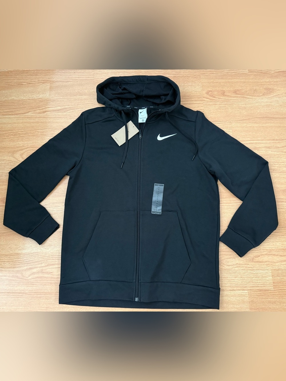 Nike Dri-Fit Black FZ Hooded Jacket - Men’s M - NWT